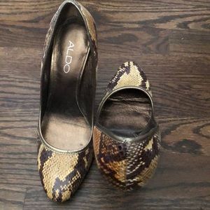 Aldo Sexy Snakeskin Pumps